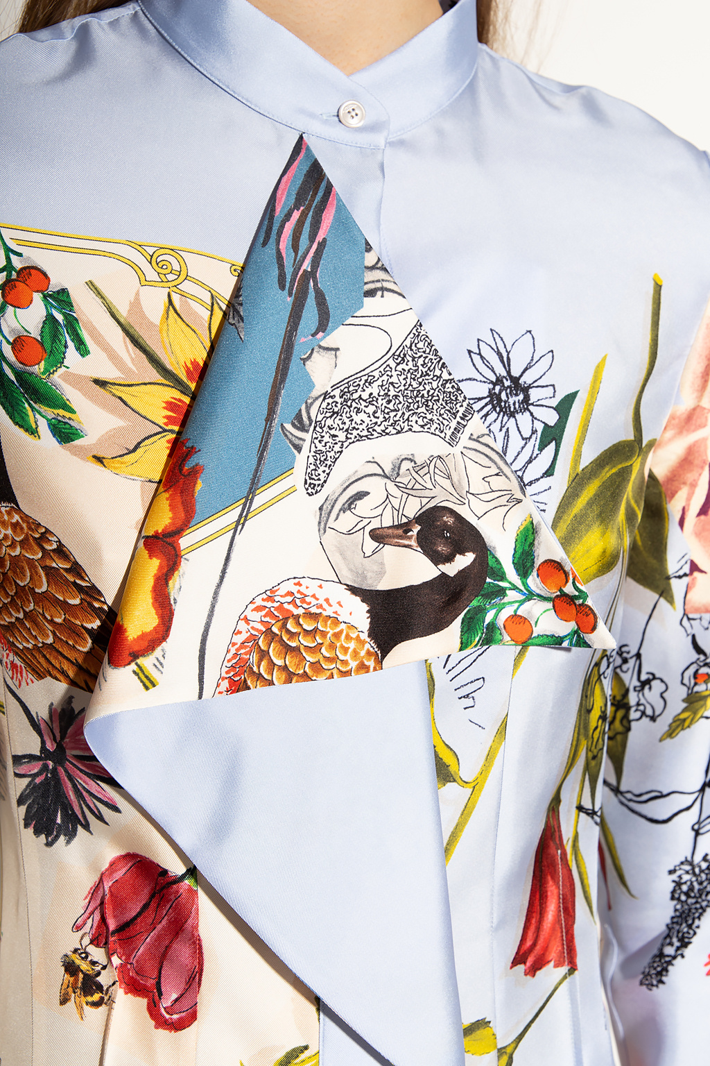 salvatore ferragamo cotton logo print t shirt item - Silk